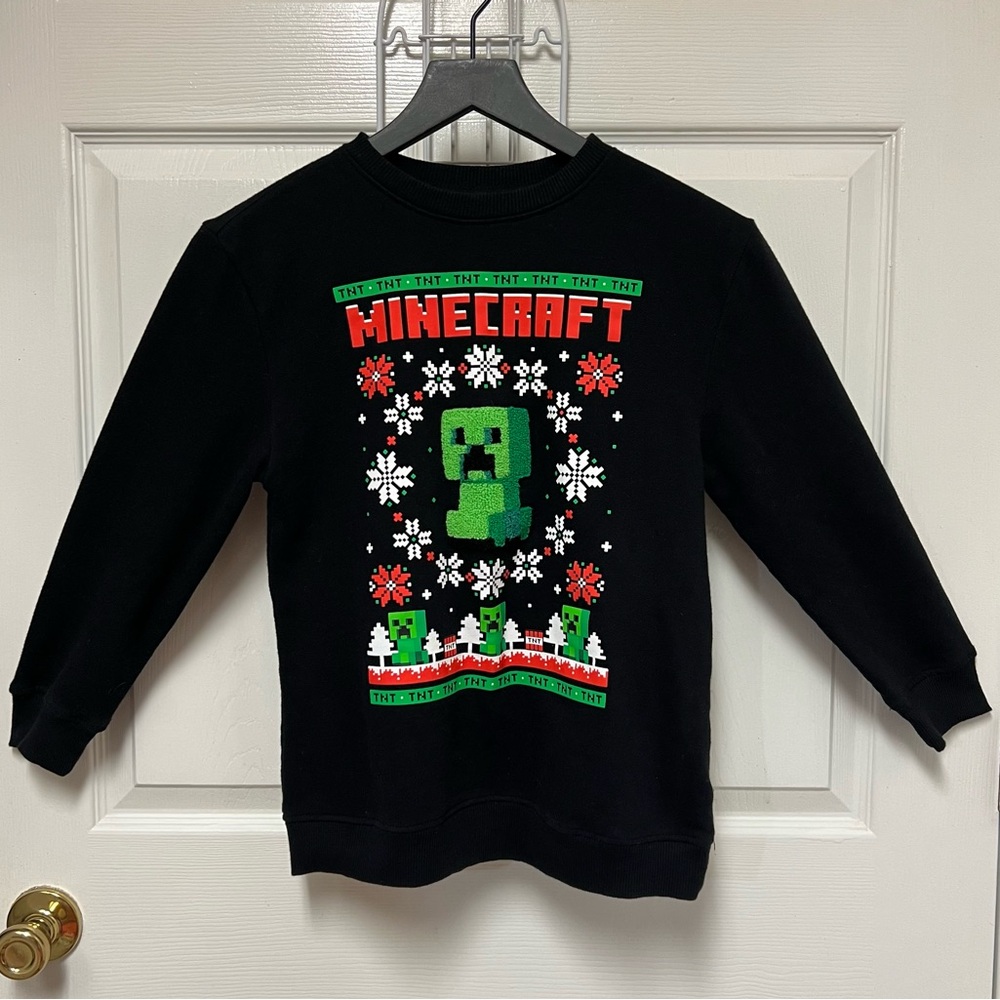 Children’s Minecraft Christmas Sweater
